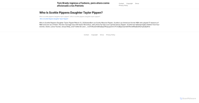 Security scan screenshot of https://legalleganfave-8d2e3x92a2.edgeone.app/19266-who-is-scottie-pippens-daughter-taylor-pippen.html