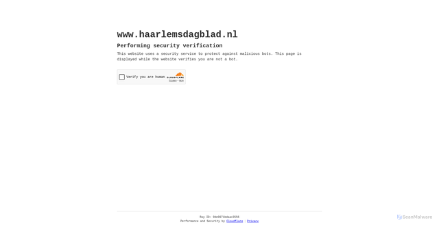 Security scan screenshot of https://haarlemsdagblad.nl