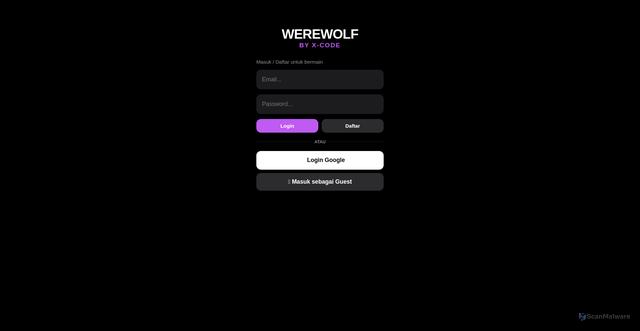 Security scan screenshot of https://werewolf-x-code-nd8nhtd2my.edgeone.app/