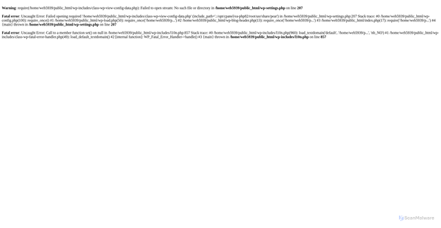 Security scan screenshot of https://baumas.no