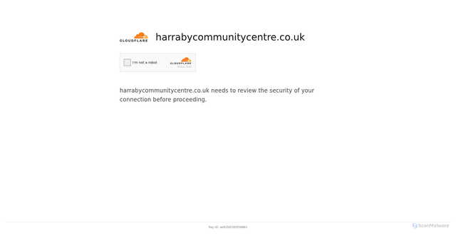Security scan screenshot of https://harrabycommunitycentre.co.uk/
