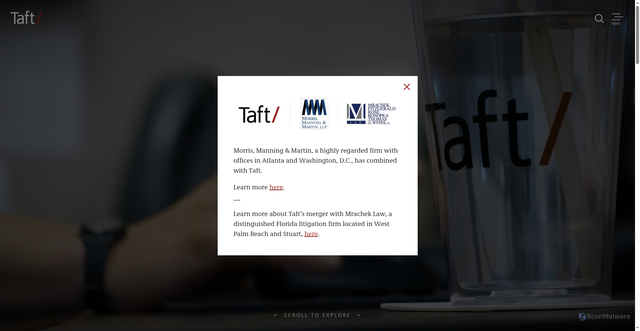 Security scan screenshot of https://www.mmmlaw.com