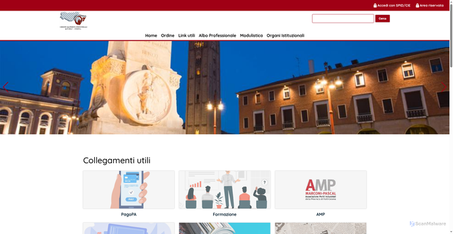 Security scan screenshot of https://www.periti-industriali-forli-cesena.it