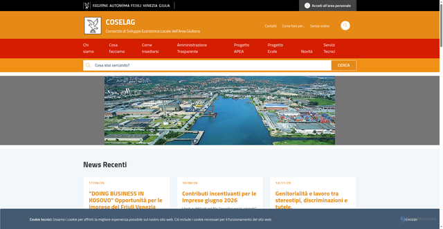 Security scan screenshot of https://www.coselag.it