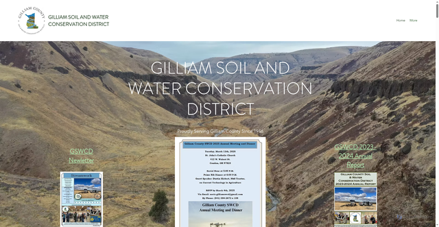 Security scan screenshot of https://www.gilliamcountyswcd.com/