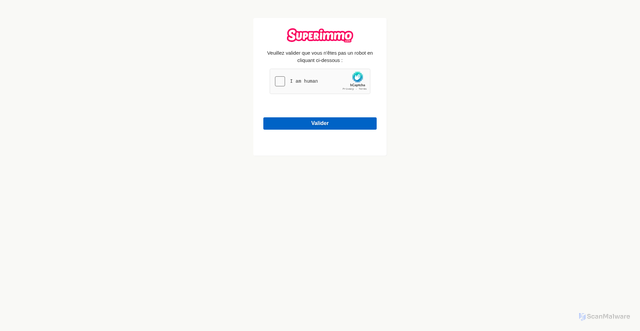 Security scan screenshot of https://superimmo.com