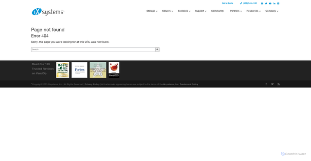 Security scan screenshot of https://email.truenas.com/-temporary-slug-c1527f25-8e2f-4d17-b8b1-026ed095b38d