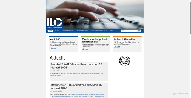 Security scan screenshot of https://www.svenskailo-kommitten.se