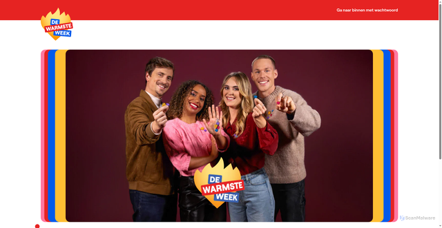 Security scan screenshot of https://webshop.dewarmsteweek.be