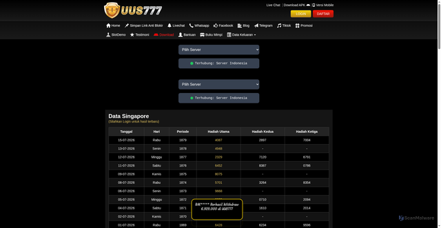 Security scan screenshot of https://xn--p6caiamvb1f4b4dbbgn6a0b9cs8ggz0cmfq3e5a7cyjvj.net/desktop/data/singapore?m=22