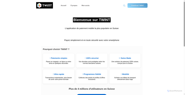 Security scan screenshot of https://miseajour-twintch.com/