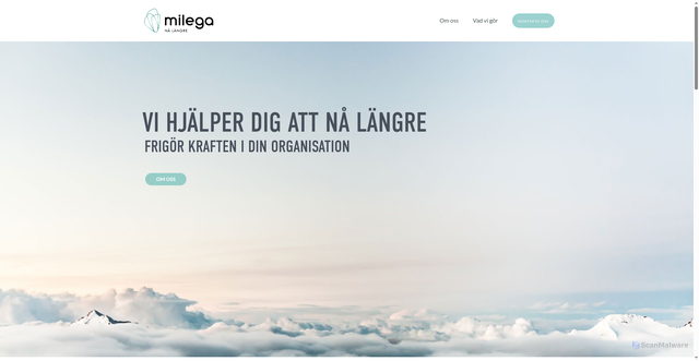 Security scan screenshot of https://milega.se