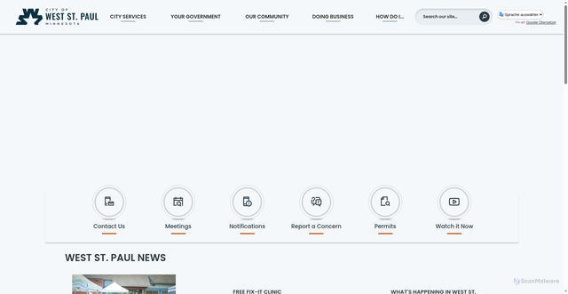 Security scan screenshot of https://wspmn.gov/