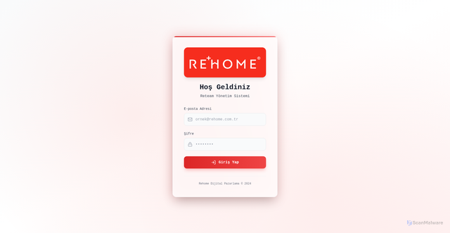 Security scan screenshot of https://www.reteam.tr/