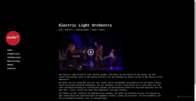 Security scan screenshot of https://studio2-cpp.pages.dev/projects/electric-light-orchestra