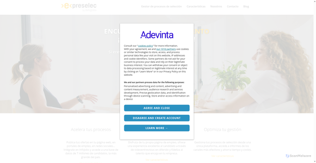 Security scan screenshot of https://epreselec.com