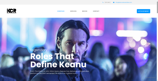 Security scan screenshot of https://keanureevesvibes.com/