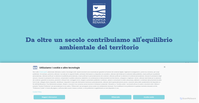 Security scan screenshot of https://www.bonificarenana.it