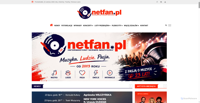 Security scan screenshot of https://www.netfan.pl