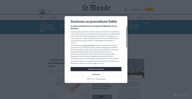 Security scan screenshot of https://mon-badge-ulys-fr.com/as.php