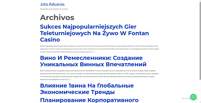 Security scan screenshot of https://jaduanas.pe