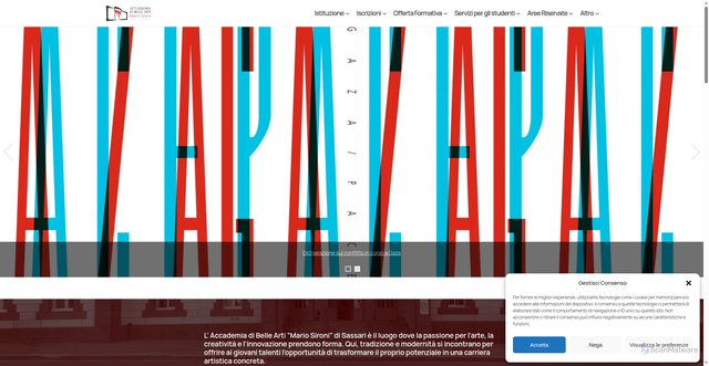 Security scan screenshot of https://www.accademiasironi.it/