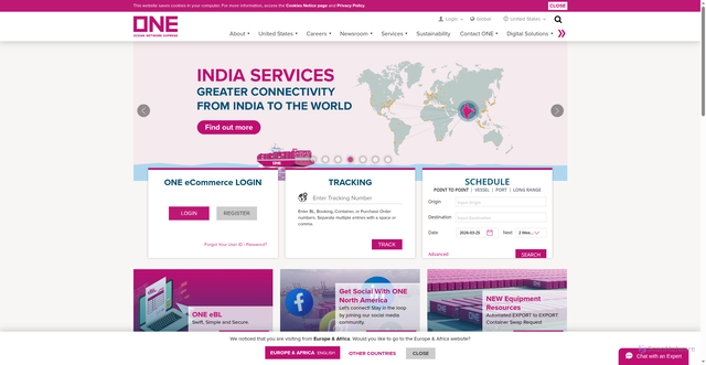 Security scan screenshot of https://us.one-line.com