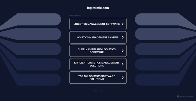 Security scan screenshot of https://logistrafic.com/