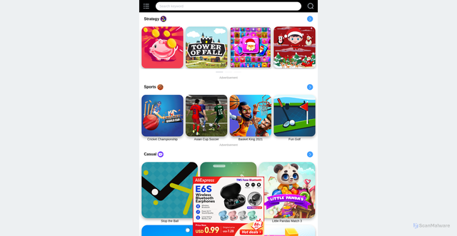 Security scan screenshot of https://www.playquzibox.top