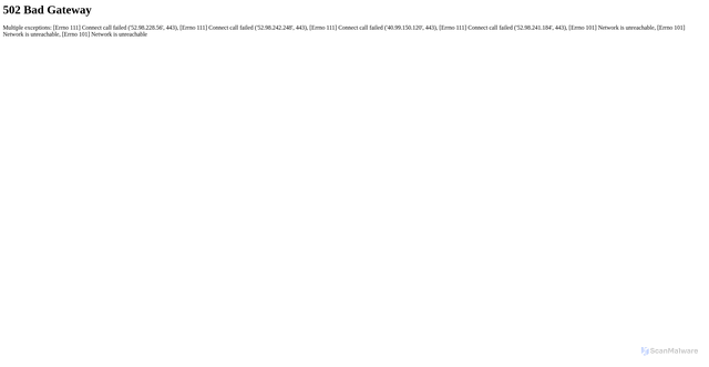 Security scan screenshot of https://autodiscover.goldeneagleland.com