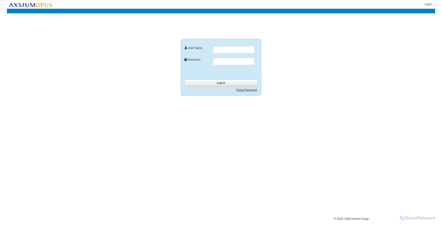 Security scan screenshot of https://action.axsiumopus.com