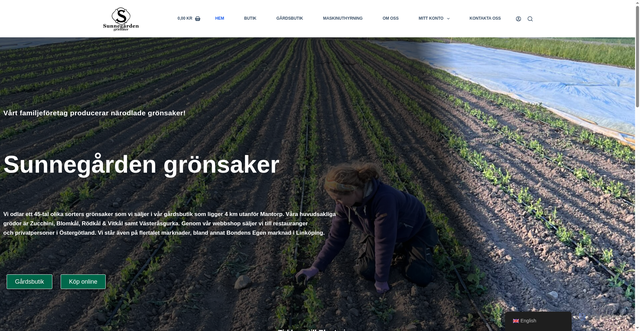 Security scan screenshot of https://sunnegarden-gronsaker.se