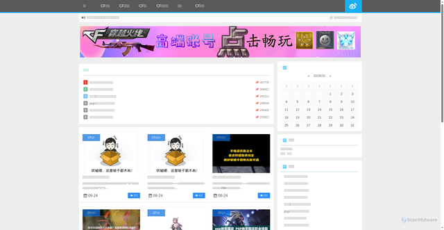 Security scan screenshot of https://666chu.com
