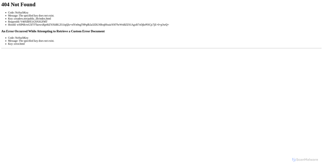 Security scan screenshot of https://pub.creaders.net