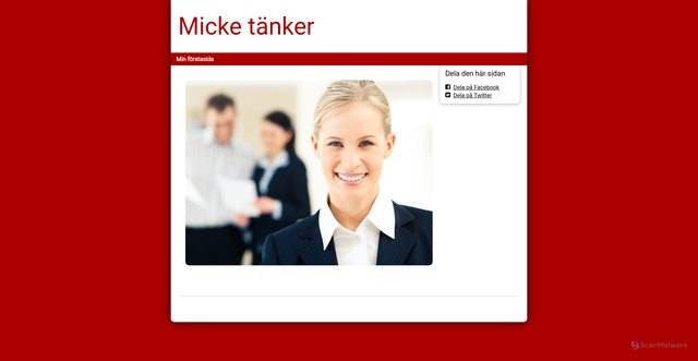 Security scan screenshot of https://mickerespond.se