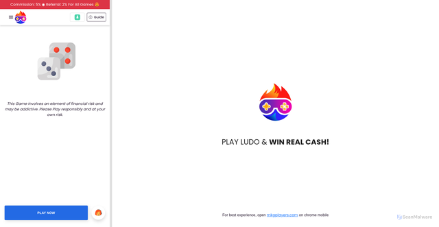 Security scan screenshot of https://mkgplayers.com/