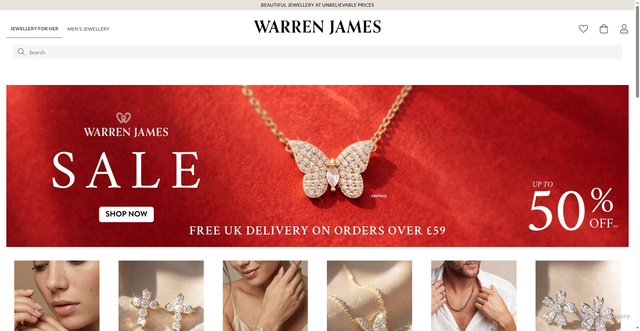 Security scan screenshot of https://warrenjames.co.uk