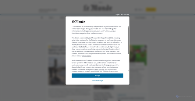 Security scan screenshot of https://peagevinci-impaye-fr.com/