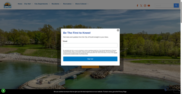 Security scan screenshot of https://www.cityofeuclid.gov/