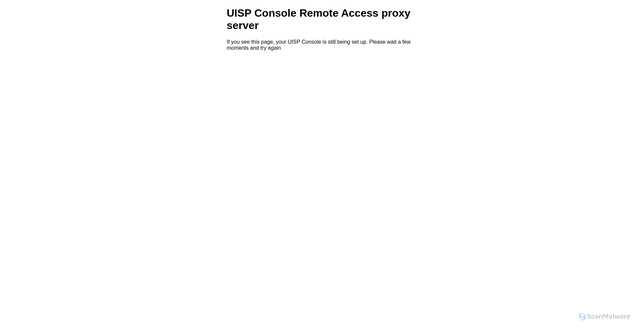 Security scan screenshot of https://ws.f2muisp.uisp.com