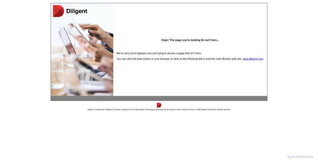 Security scan screenshot of https://director-sockets-prod01.diligentboards.com