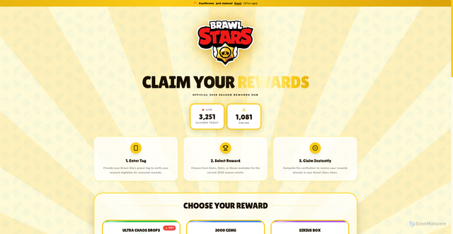 Security scan screenshot of https://brawlersmake.netlify.app/