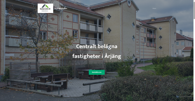 Security scan screenshot of https://arjangsvarden.se