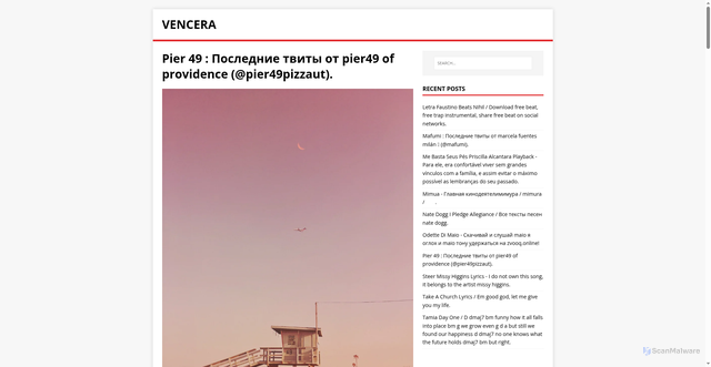 Security scan screenshot of https://riceratun.pages.dev/post/pier-49/