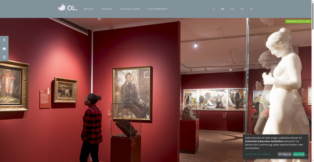 Security scan screenshot of https://www.ostpreussisches-landesmuseum.de/