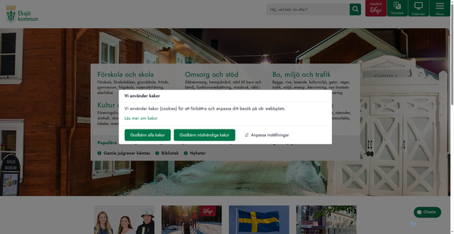 Security scan screenshot of https://eksjo.se/