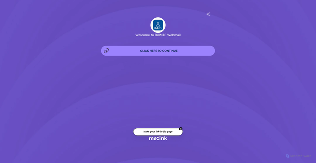 Security scan screenshot of https://mez.ink/ingmymtsacct