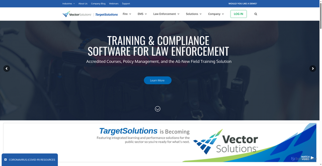 Security scan screenshot of https://www.targetsolutions.com