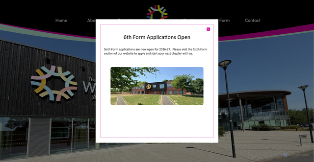 Security scan screenshot of http://www.thewellingtonacademy.org.uk