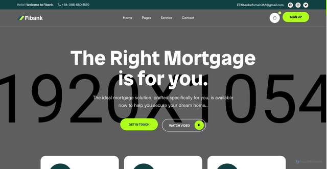 Security scan screenshot of https://creditunionfirst.com/index-4.html